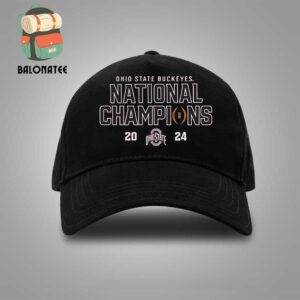 Ohio State Buckeyes College Football Playoff 2024 National Champions Schedule Snapback Classic Hat Cap