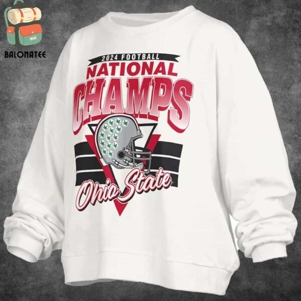 Ohio State Buckeyes College Football Playoff 2024 National Champions Trilogy Classic T-Shirt