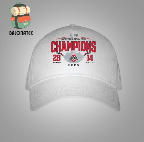 Ohio State Buckeyes College Football Playoff 2025 Cotton Bowl Champions Soccer Huddle Up Snapback Classic Hat Cap