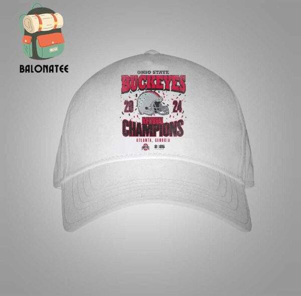 Ohio State Buckeyes College Football Playoff 2025 National Champions Confetti Snapback Classic Hat Cap