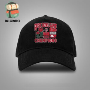 Ohio State Buckeyes College Football Playoff 2025 Rose Bowl Champions Victory Ahead Snapback Classic Hat Cap