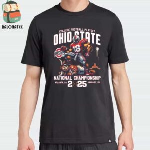 Ohio State Buckeyes College Football Playoff NCAA National Championship 2025 Mascot Classic T-Shirt