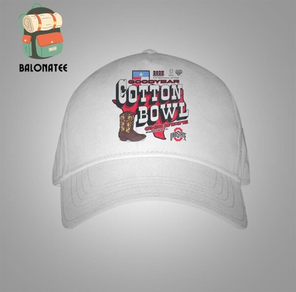 Ohio State Buckeyes College Football Playoff Semifinal 2025 Goodyear Cotton Bowl Classic Bound Snapback Classic Hat Cap