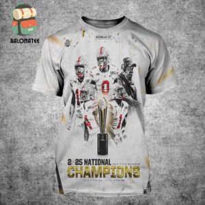 Ohio State Buckeyes Is The National Champions College Football Season 2024-2025 All Over Print Shirt