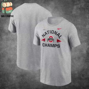 Ohio State Buckeyes Nike College Football Playoff 2024 National Champions Arch Over Logo Classic T-Shirt