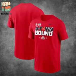 Ohio State Buckeyes Nike College Football Playoff 2025 National Championship Game A-Town Bound Classic T-Shirt