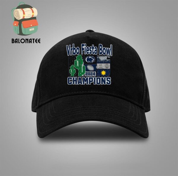 Penn State Nittany Lions College Football Playoff 2024 Fiesta Bowl Champions Victory Ahead Snapback Classic Hat Cap