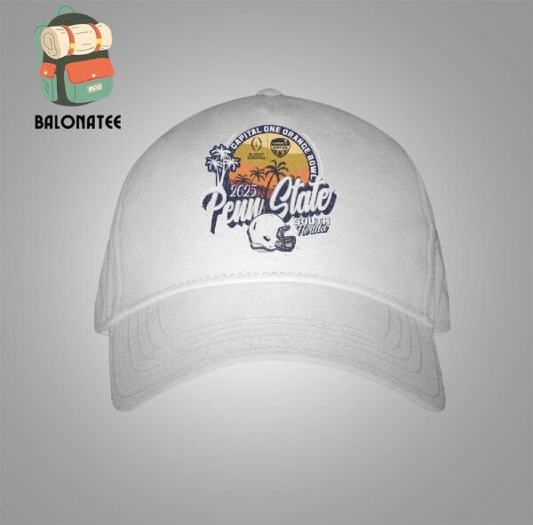 Penn State Nittany Lions College Football Playoff 2025 Orange Bowl Merchandise Limited Snapback Classic Hat Cap