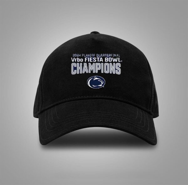 Penn State Nittany Lions Fiesta Bowl Champions 2024 College Football Playoff Victory Ahead Snapback Classic Hat Cap