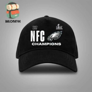 Philadelphia Eagles 2024 NFC Champions Hail Mary Merch Limited Snapback Classic Hat Cap