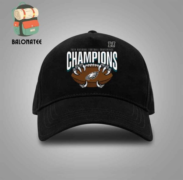 Philadelphia Eagles 2024 NFC Champions Hometown Not Done Yet Snapback Classic Hat Cap