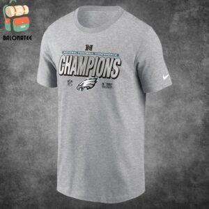 Philadelphia Eagles Nike 2024 NFC Champions Locker Room Trophy Collection Classic T-Shirt