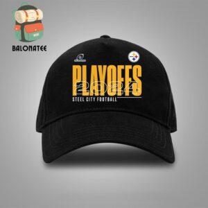 Pittsburgh Steelers 2024 NFL Playoffs Steel City Football Merchandise Limited Snapback Classic Hat Cap