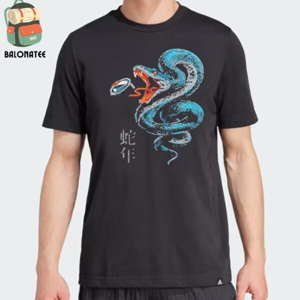 San Jose Sharks Merch Limited Design Snake Lunar New Year 2025 Classic T-Shirt