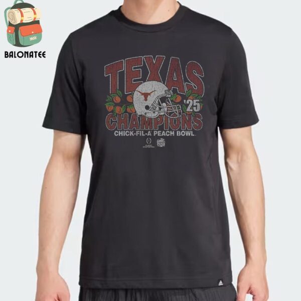 Texas Longhorns College Football Playoff 2025 Peach Bowl Champions Classic T-Shirt