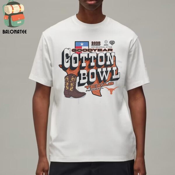 Texas Longhorns College Football Playoff Semifinal 2025 Goodyear Cotton Bowl Classic Bound Classic T-Shirt