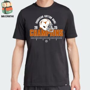 Texas Longhorns Is 2025 Goodyear Cotton Bowl Champions College Football 2024-2025 Classic T-Shirt