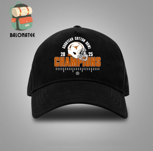 Texas Longhorns Is 2025 Goodyear Cotton Bowl Champions College Football 2024-2025 Snapback Classic Hat Cap