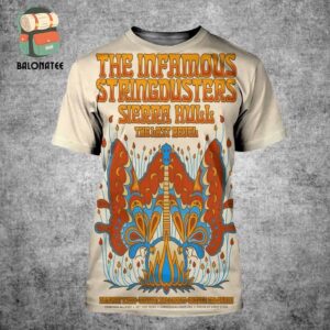 The Infamous Stringdusters Artwork Poster  At Misson Ballroom Denver CO On January 11th 2025 All Over Print Shirt