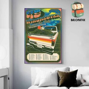 49 Winchester Leaving This Holler Spring 25 Tour Holographic Poster Date And Places List Wall Decor Poster Canvas