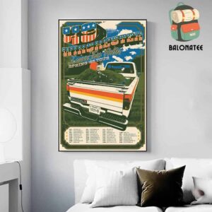 49 Winchester Leaving This Holler Spring 25 Tour Poster Date And Places List Wall Decor Poster Canvas