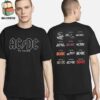 ACDC PWR UP Tour EU 2025 For Those About To Rock Europe 2025 Two Sides Classic T-Shirt