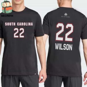 A’ja Wilson Black South Carolina Gamecocks Retired Player Name And Number Two Sides Classic T-Shirt