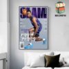 De’Aaron Fox Of Sacramento Kings On Slam 253 Cover Fast Times Gold Metal Edition Wall Decor Poster Canvas