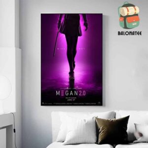 First Poster For M3gan 2.0 In Theaters On June 27 Wall Decor Poster Canvas