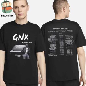 Kendrick Lamar And SZA 2025 Grand National Tour GNX Tee Merchandise Limited Two Sides Classic T-Shirt