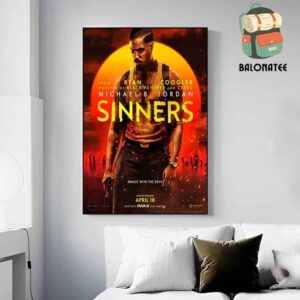 New Poster Dance With The Devil For Ryan Coogler Film Sinners Only In Theaters April 18th 2025 Wall Decor Poster Canvas