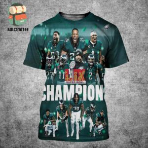 Philadelphia Eagles Are Super Bowl LIX 2025 Champions This One’s For Philly All Over Print Shirt