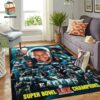 Philadelphia Eagles Break Up The 3-Peat Of Chiefs And Win The NFL Super Bowl LIX 2025 Room Decor Rug Carpet