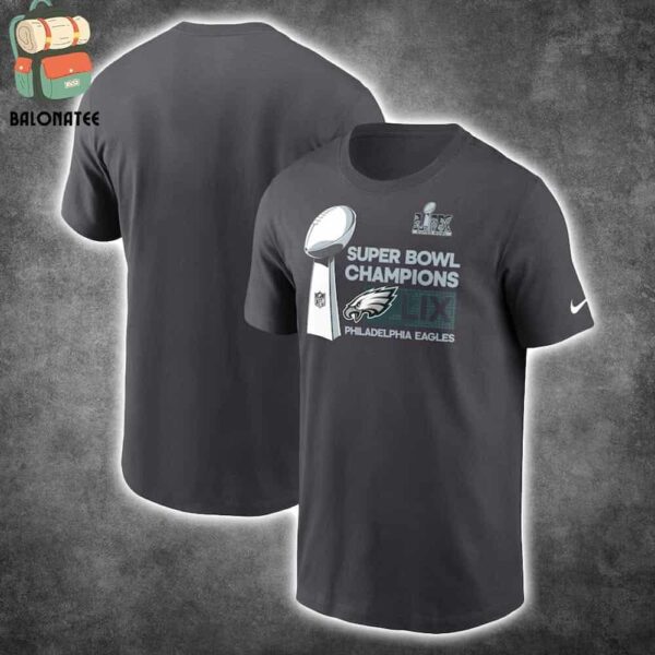 Philadelphia Eagles Nike Super Bowl LIX Champions Locker Room Trophy Collection Classic T-Shirt