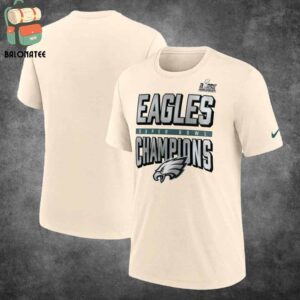 Philadelphia Eagles Nike Super Bowl LIX Champions Strong Slant Classic T-Shirt