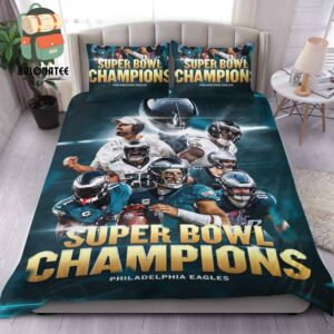 Philadelphia Eagles Ruin The Chiefs 3-peat And Take Home Their 2nd Franchise Super Bowl Bedding Set