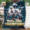 Philadelphia Eagles Are Super Bowl LIX 2025 Champions This One’s For Philly Fleece Blanket