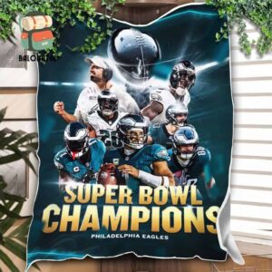 Philadelphia Eagles Ruin The Chiefs 3-peat And Take Home Their 2nd Franchise Super Bowl Fleece Blanket