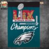 Philadelphia Eagles WinCraft Two-Time Super Bowl Champions Two Sides Garden House Flag