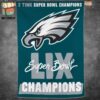 Philadelphia Eagles WinCraft Super Bowl LIX Champions Double-Sided Garden House Flag