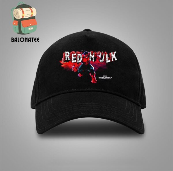 Red Hulk Captain America Brave New World Merchandise Limited Snapback Classic Hat Cap