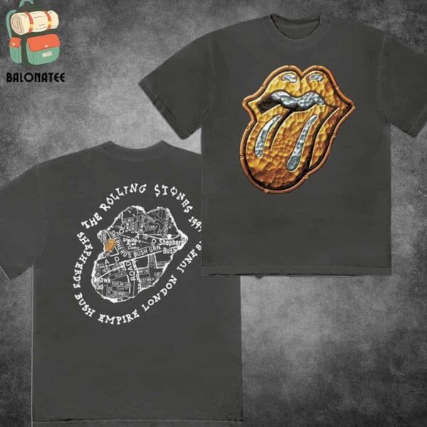 Rolling Stones Vintage Shepherd’s Bush Tour Tee Merchandise Limited Two Sides Classic T-Shirt